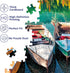 1000 BenBen Piece Puzzle for Adults, Jigsaw Puzzles with Letters on Back, Fusine Lake, Challenging Puzzle for Game
