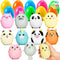 JOYIN 10 Pcs Jumbo Easter Eggs Filled with Cute Stress Reliever Animal
