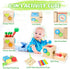 Montessori Toys for 1+ Year old, 8-in-1 Wooden Play Kit includes Object Permanent Box, Learning Activity Cube, Sorting & Stacking Toy, Carrot Harvest Game, Gift for Boys Girls Age 12+ Months
