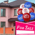 Gejoy 60 Pieces Open House Balloons, 12 Inches Latex Balloons for Real Estate Supplies and Yard Sign