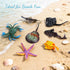 21Pcs, Sea Animals Toys Figures Plastic Marine Creature Shark Fish Starfish Crab Lobster Octopus Seahorse Coral