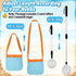 2 Pack 21.6"~33" Sand Sifter with Seashell Bags - Adjustable Shark Tooth Sifter for The Beach Seashell Collecting, Mesh