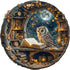 WOODBESTS Wooden Puzzles for Adults - Moonlit Owl Wooden Jigsaw Puzzle, Unique