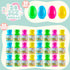 24 JOYIN Pcs Prefilled Easter Eggs Bubble Wands for Kids Party Favors, Basket Stuffers, Toys Inside for Children Fun