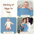 100% 32x32 Inch 2 Pack Organic Cotton Muslin Baby Hooded Towels Soft & Absorbent Baby Towels with Hood for Boys