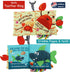 Baby Books Toys - Touch and Feel Cloth Soft Crinkle Books for Babies, Early Learning Sensory Toys
