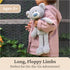 0 15 GUND Toothpick Wavy Bear, Teddy Bear Stuffed Animal for Ages and Up, Gray