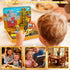 CREAFOMIFE 54 3+, Pcs Mini Magnetic Blocks Travel Toys with Portable Iron Storage Box for Kids Construction Themed