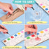 Cavnewt 4Pack Set Set Mini Paint Pads, Watercolor Paint Pad, Pocket Watercolor Painting Book, Mess Free Water Color
