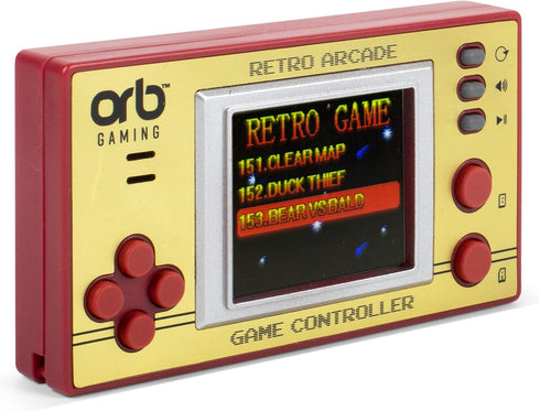 Mini Retro Handheld Games Console - 150 in-Built 8-Bit Retro Arcade Games - 1.8” Full Colour LCD Screen