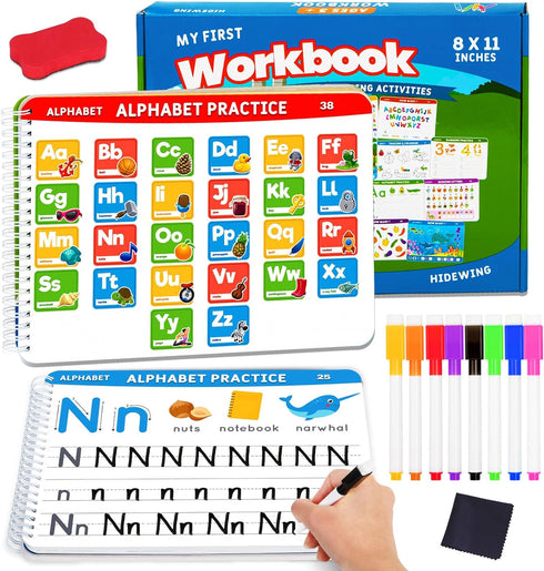 Preschool Learning Activities Educational Workbook: Preschool Handwriting Tracing Books | Autism Learning