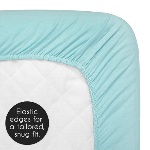 Sweet Jojo Designs Blue Green Modern Dinosaur Boy Baby Changing Pad Cover Infant Newborn Diaper Table Change Mat Sheet
