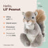 7" Bearington Lil' Peanut Squirrel Stuffed Animal - Realistic Squirrel Plush Toy with Soft Fur - Adorable and Cuddly