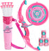JOYIN Pink Bow and Arrow Set for Girls, LED Light Up Archery