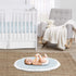 Tummy Sweet Jojo Designs Blue Clouds Boy Baby Playmat Time Infant Play Mat - Slate and White Cloud Sky for Vintage