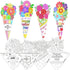 24 ceiba tree Pcs Color Your Own Mothers Day Bouquet Crafts Happy Mother's Day Coloring DIY Craft Kits for Kids School