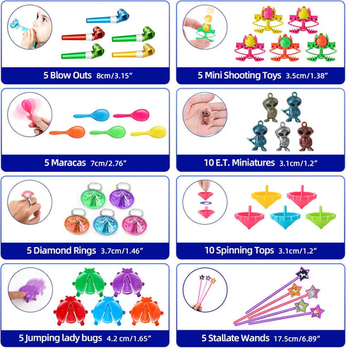 Amy&Benton 1000pcs Party Favors for Kids 3-12, Goodie Bags Stuffers, Pinata Fillers, Classroom Prizes