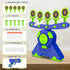 GMAOPHY Shooting Games Toy - Glow in The Dark Floating Ball Targets with Foam Dart Blaster, 10 Balls 5 Targets