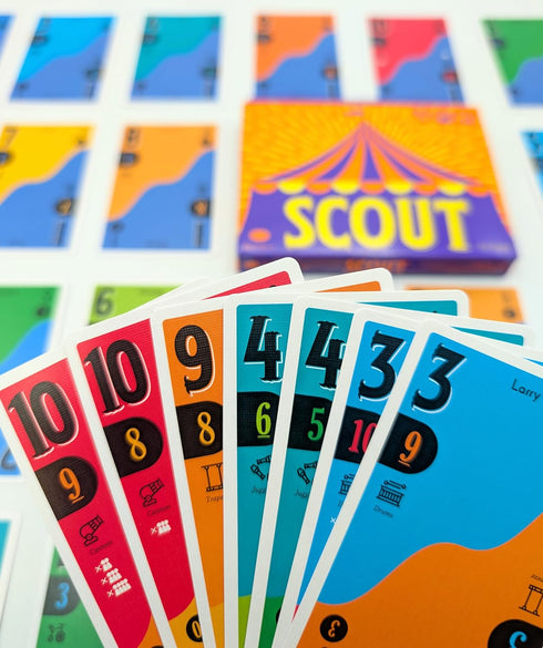 9+ Oink Games Scout Tuckbox Version- Easy-to-Learn Japanese Strategy Card Game | Game of The Year Nominee | Ages