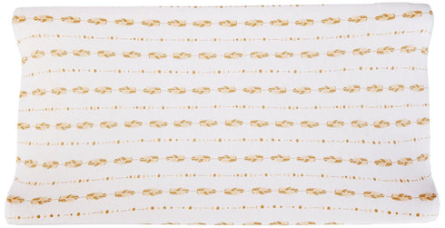 American Baby Company 2 Pack Printed 100% Cotton Knit Fitted Contoured Changing Table Pad Cover - Taupe Feathers