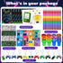 72 Pcs Video Game Coloring Book Bulk, Gamer Party Favors Goodie Bags Fillers,Video Game On Birthday Party Supplies Face Stickers Tattoo Prizes Gift for Game Party