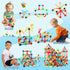 3+, Paaxido Magnetic Building Blocks - STEM Learning Toys for Kids Montessori Sensory Toys with Stronger Magnets
