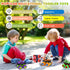 Monster Truck for Boys - 4 Pack Push and Go Friction Powered Car Toys, Inertia Pull Back Vehicle Set