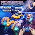 2.4Ghz 4WD 6 7 8 9 10 11 12 Uregoio Gesture Sensing RC Stunt Car Toys for Kids, Hand Controlled Remote Control Car