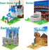 10 in 1 Mini City Architecture Building Blocks Set, 4500pcs World Famous Models DIY Gift