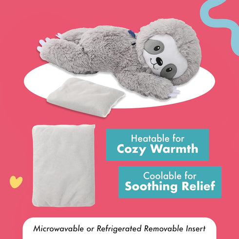 Lilly's Love Heatable & Coolable Lavender Scented Weighted Stuffed Animal - Microwavable Heatable Pad for Kids & Adults