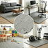16 3/8-Inch Tebery Pieces Printed Wood Grain Interlocking Floor Tiles Thick EVA Foam Grey Puzzle Floor Mat
