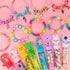 24 Pack 4-8 leitait Bracelet Wands,Charm Bracelet Jewelry Making Kit,Arts Crafts for Kids,Unicorn Party Favors