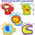 KRAFUN Beginner Preschool Lacing Card Kit for Kids Arts & Crafts, 5 Easy Safari and Animal Lacing Projects, Lacing Cards for Toddlers, Fine Motor Skills Training Toys by KRAFUN