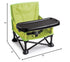 Summer 6 3 by Bright Starts Pop 'N Sit Portable Booster Chair, Floor Seat, Indoor/Outdoor Use, Compact Fold, Green, Mos