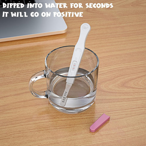 Fake Prank Joke Pregnancy Test, Always Positive - 2 Pack Pink for April Fool's Day
