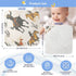 WELLDAY 30x30 Inch Western Cowboy Hooded Baby Bath Towels, Cotton Soft Hooded Towel for Babies - Absorbent Baby Bath