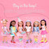 Glitter Girls 14-Inch Fashion Doll with Hazel Eyes & Brown Hair, Rainbow Top & Accessories for 3 Years +