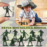 ShinyRelief 102 Set 3-12 Pcs Army Toy Military Gift for Boys Bulk Army Soldier Birthday Decoration Camo Party Favor