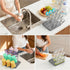 9 Vertical Baby Bottle Drying Rack, Hooks Vertical Rack Dryer with Drainage Tray for Water Bottles, Drinking Glasses