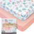 Baby Crib Sheets Girls Toddler Bed Sheets Cotton Fitted Crib Sheet Sets