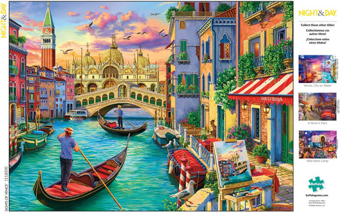 Buffalo Games Image World Sights of Venice - 1000 Piece Jigsaw Puzzle for Adults, Perfect for Game Nights