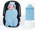 Miracle Baby 35.4"x35.4" Car Seat Swaddle Blanket, Waffle Carseat Blanket for Babies, Stroller Wrap Blanket for Infants