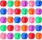 Jerify 30 Pcs Motivational Stress Ball Bulk Quote Inspirational Foam Cubes Balls