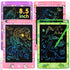 MOOWALIS 4 Pack LCD Writing Tablet for Kids, 8.5 Inch Colorful Doodle Board