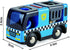 Hape Police Car with Siren | 3-Piece Cops & Robbers Play Set with Action Figures