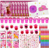 Cinrobiye 72 Pcs Cowgirl Party Favors, Pink Western Coloring Books with Crayons