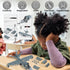 Set 8-12, 8 9 10 11 12 Lucky Doug STEM Building Projects Model Airplane Jet - Building Toys for Kids Ages Assembly
