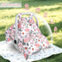 TANOFAR Baby Carseat Canopy, Peekaboo Opening Car Seat Canopy for Babies, Soft and Breathable Infant Carrier Canopy