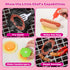 Set, Playset AuroTops Pink Kitchen Toy Kids Grill with Smoke, Sound & Light, Little Chef Play,Cooking Interactive Toys