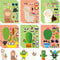 WATINC 36PCS Make Your Own Llama Cactus Stickers, DIY Art Cards Craft Game, Good Gift for School Kids